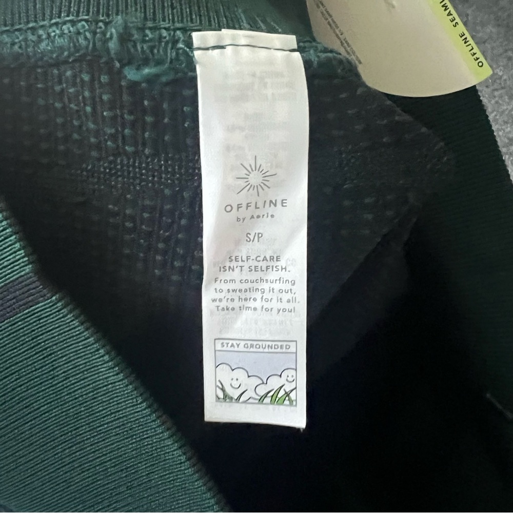 Offline by aerie Textured Leggings - Forest Green - Picture 6 of 7
